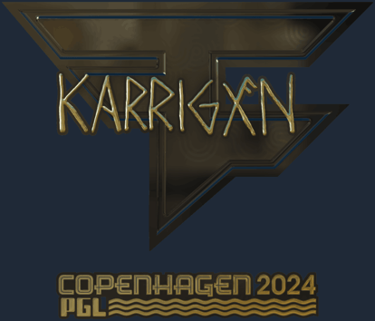 Sticker | karrigan (dorada) | Copenhague 2024