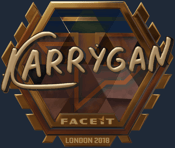 Sticker | karrigan (Gold) | London 2018