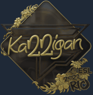 Sticker | karrigan (Gold) | Rio 2022 Sticker | karrigan (Gold) | Rio 2022 image