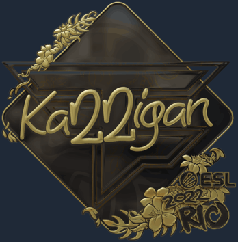Sticker | karrigan (dorada) | Río 2022