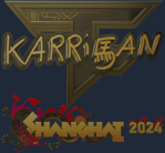 Sticker | karrigan (Gold) | Shanghai 2024 Sticker | karrigan (Gold) | Shanghai 2024 image