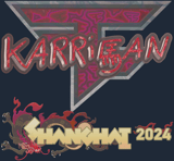 Sticker | karrigan (Holo) | Shanghai 2024