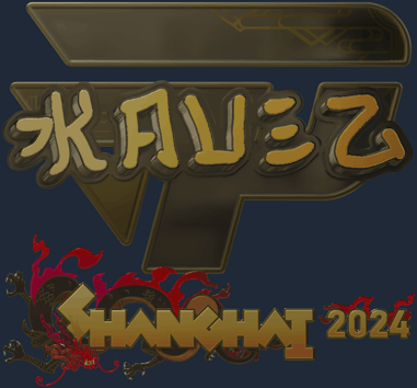 Sticker | kauez (Gold) | Shanghai 2024