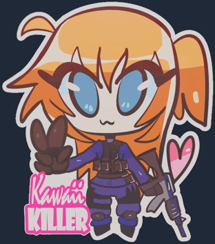 Sticker | Kawaii Killer AT