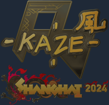 Sticker | Kaze (dorada) | Shanghái 2024
