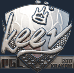 Sticker | keev (Foil) | Krakow 2017