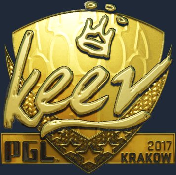 Sticker | keev (dorada) | Cracovia 2017