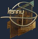 Sticker | kennyS (Gold) | Boston 2018 image