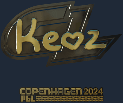 Sticker | Keoz (dorada) | Copenhague 2024