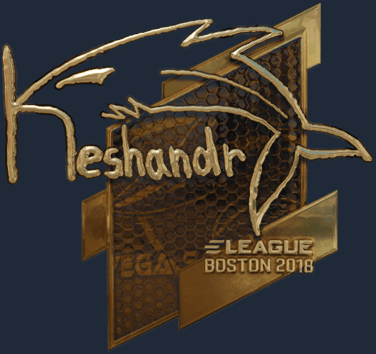 Sticker | keshandr (dorada) | Boston 2018