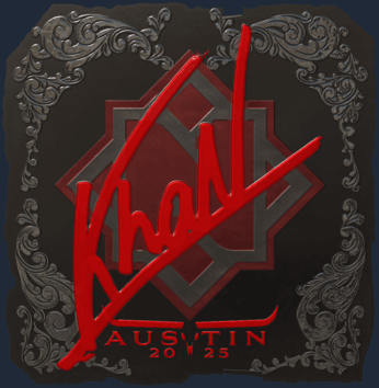 Sticker | khaN (reflectante) | Austin 2025