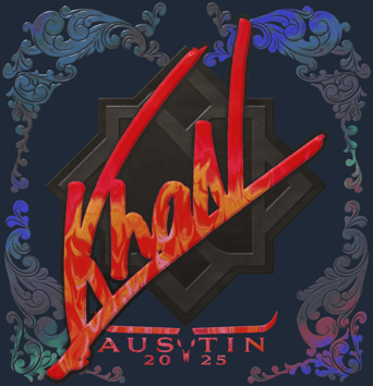 Sticker | khaN (holográfica) | Austin 2025