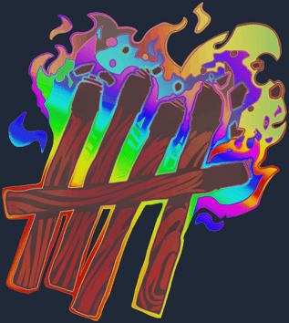 Sticker | Contador de muertes (holográfica)