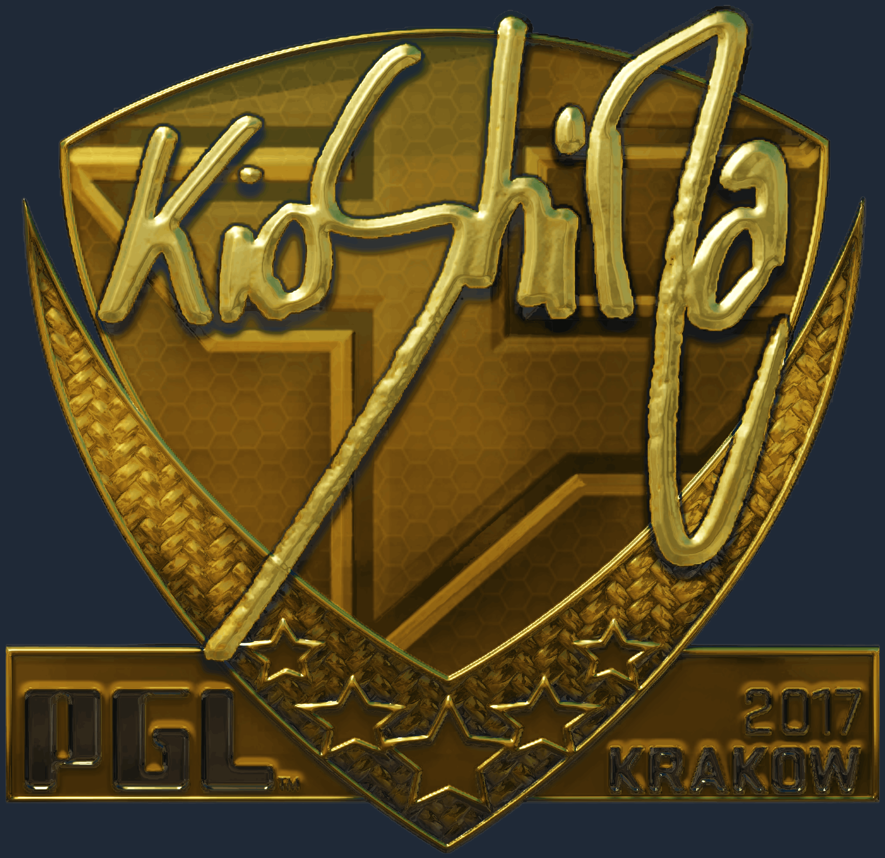 Sticker | kioShiMa (Gold) | Krakow 2017