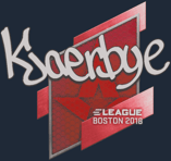 Sticker | Kjaerbye | Boston 2018