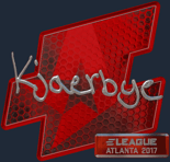 Sticker | Kjaerbye (Foil) | Atlanta 2017