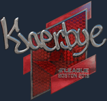 Sticker | Kjaerbye (Foil) | Boston 2018