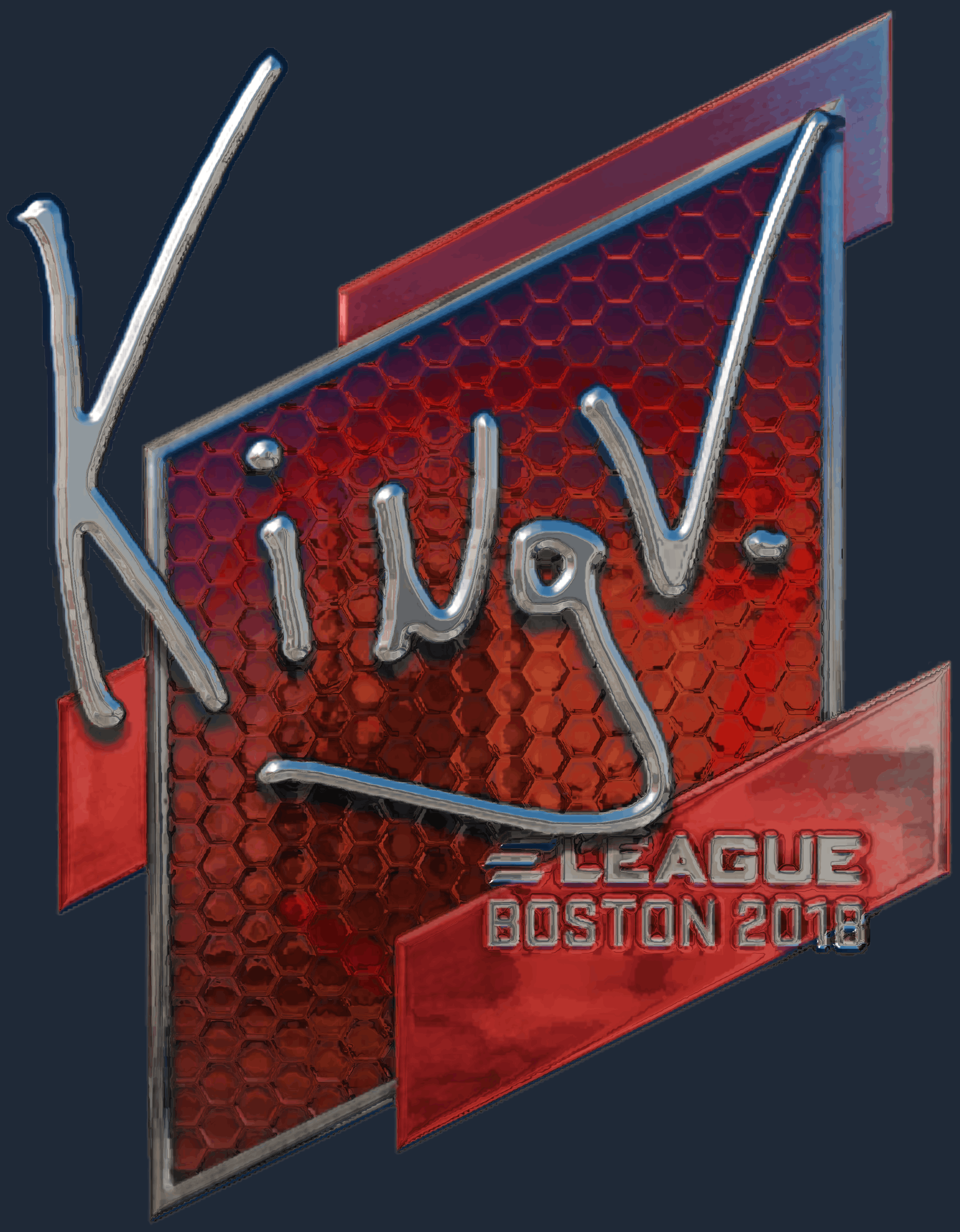 Sticker | kNgV- (Foil) | Boston 2018