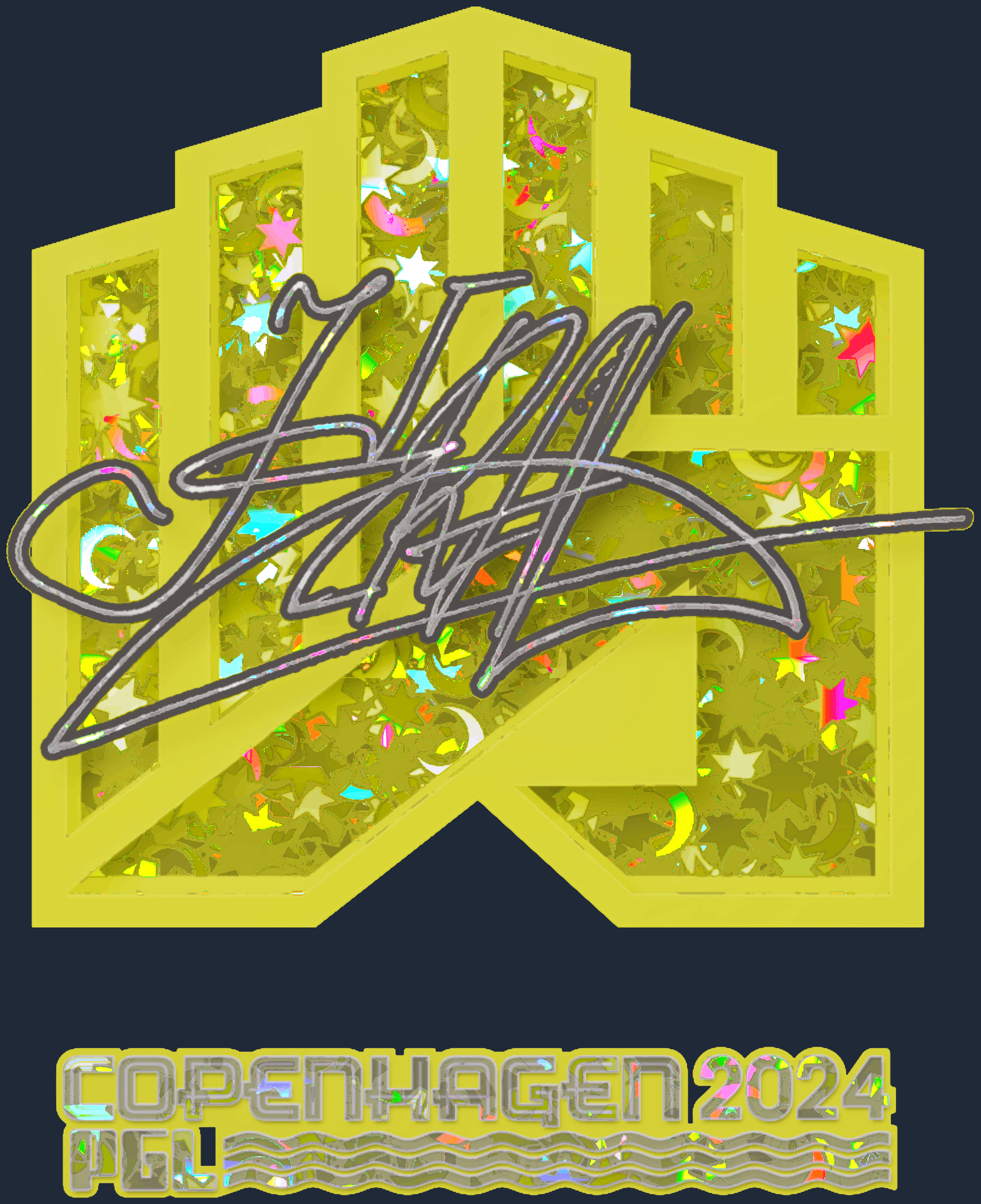 Sticker | Krad (Glitter) | Copenhagen 2024