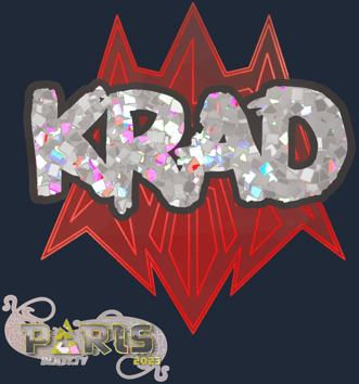 Sticker | Krad (purpurina) | París 2023