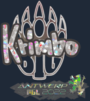 Sticker | Krimbo (Glitter) | Antwerp 2022