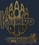 Sticker | Krimbo (Gold) | Antwerp 2022