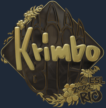 Sticker | Krimbo (dorada) | Río 2022