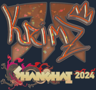 Sticker | KRIMZ (purpurina) | Shanghái 2024