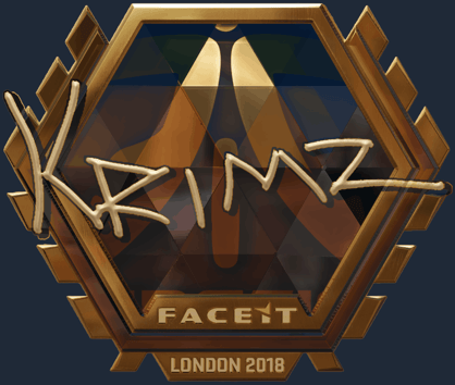 Sticker | KRIMZ (dorada) | Londres 2018