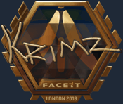 Sticker | KRIMZ (Gold) | London 2018