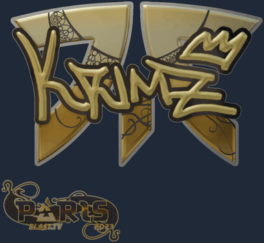 Sticker | KRIMZ (dorada) | París 2023