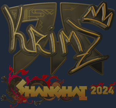 Sticker | KRIMZ (dorada) | Shanghái 2024