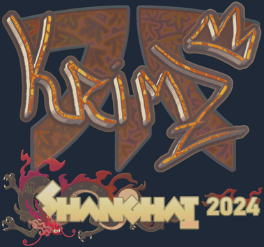 Sticker | KRIMZ (holográfica) | Shanghái 2024