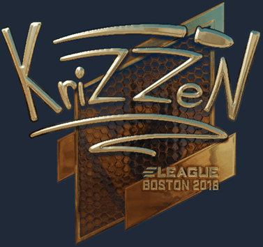 Sticker | KrizzeN (dorada) | Boston 2018