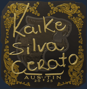 Sticker | KSCERATO (dorada) | Austin 2025