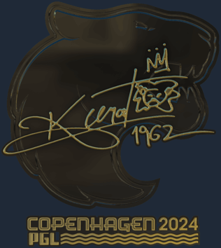 Sticker | KSCERATO (dorada) | Copenhague 2024