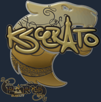 Sticker | KSCERATO (Gold) | Paris 2023
