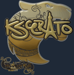 Sticker | KSCERATO (Gold) | Paris 2023