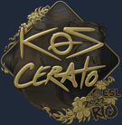 Sticker | KSCERATO (Gold) | Rio 2022 Sticker | KSCERATO (Gold) | Rio 2022 image