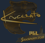 Sticker | KSCERATO (Gold) | Stockholm 2021