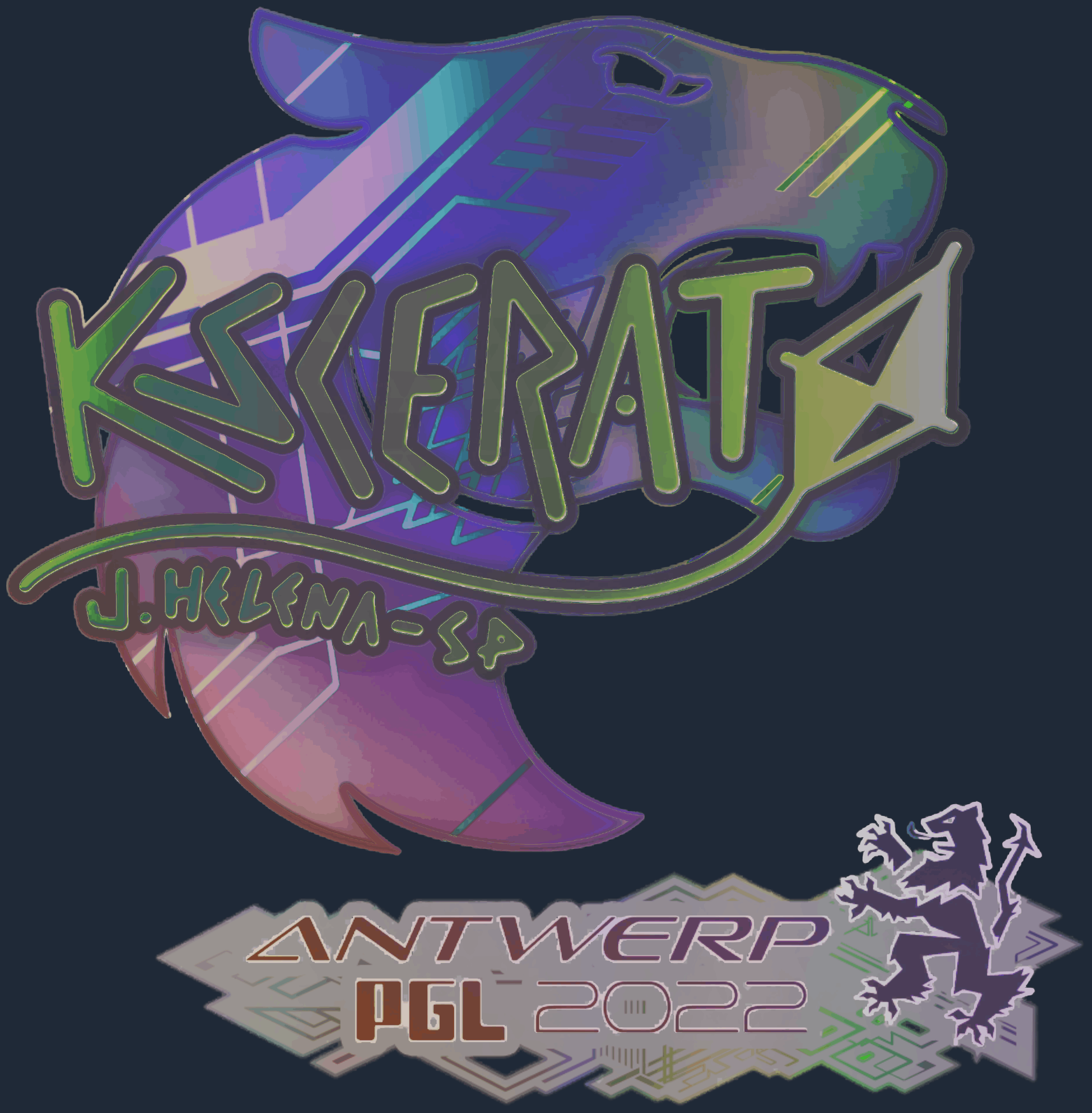 Sticker | KSCERATO (Holo) | Antwerp 2022