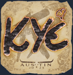 Sticker | kye | Austin 2025