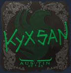 Sticker | kyxsan (Foil) | Austin 2025