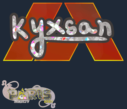 Sticker | kyxsan (purpurina) | París 2023