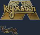 Sticker | kyxsan (Gold) | Paris 2023