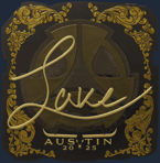 Sticker | Lake (Gold) | Austin 2025