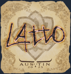 Sticker | latto | Austin 2025