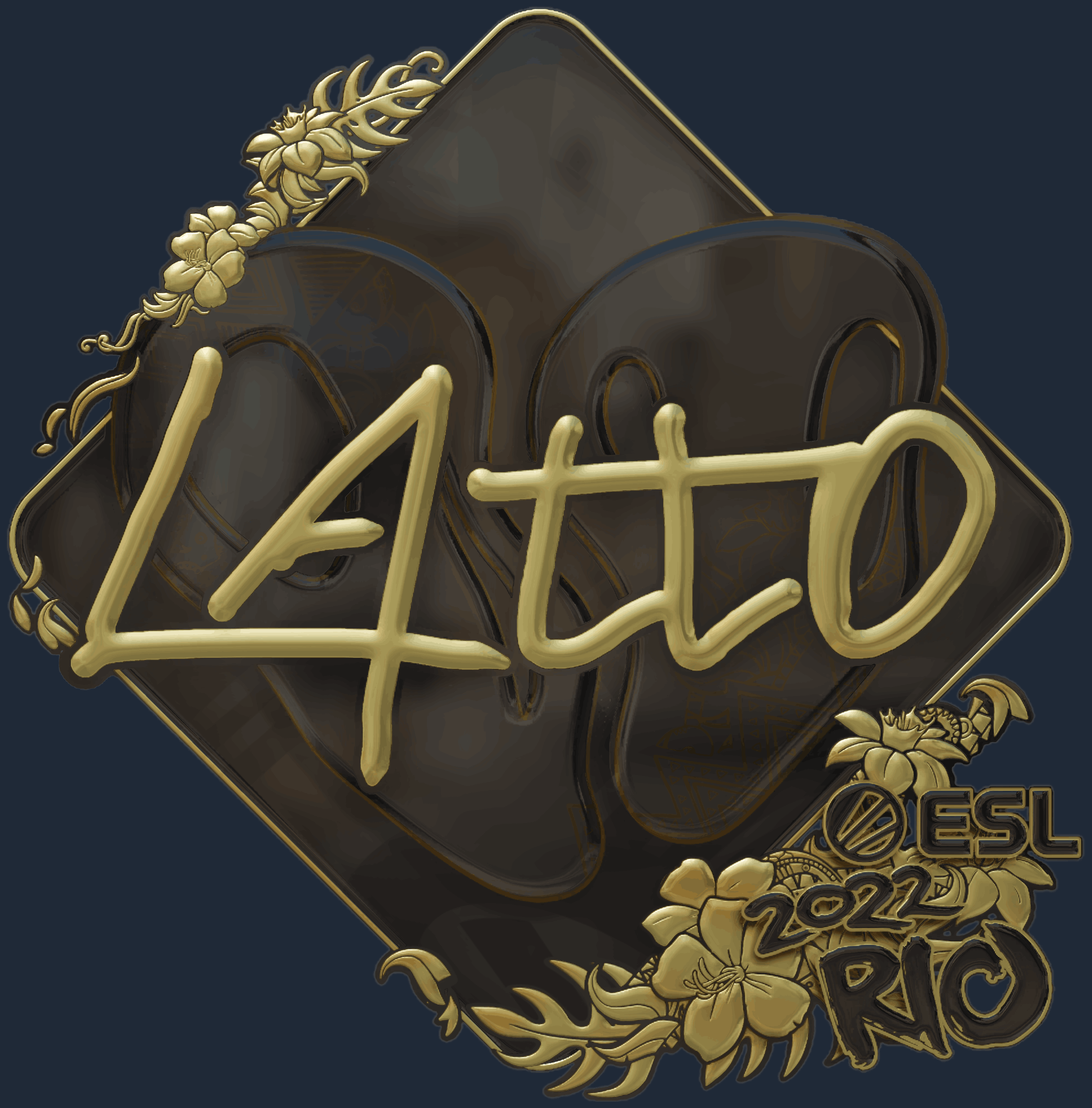 Sticker | latto (Gold) | Rio 2022