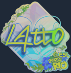 Sticker | latto (Holo) | Rio 2022