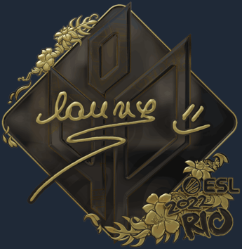 Sticker | lauNX (dorada) | Río 2022